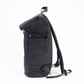 Mochila Roll Top Berlín de color negra. Logo personalizado, regalo corporativo.