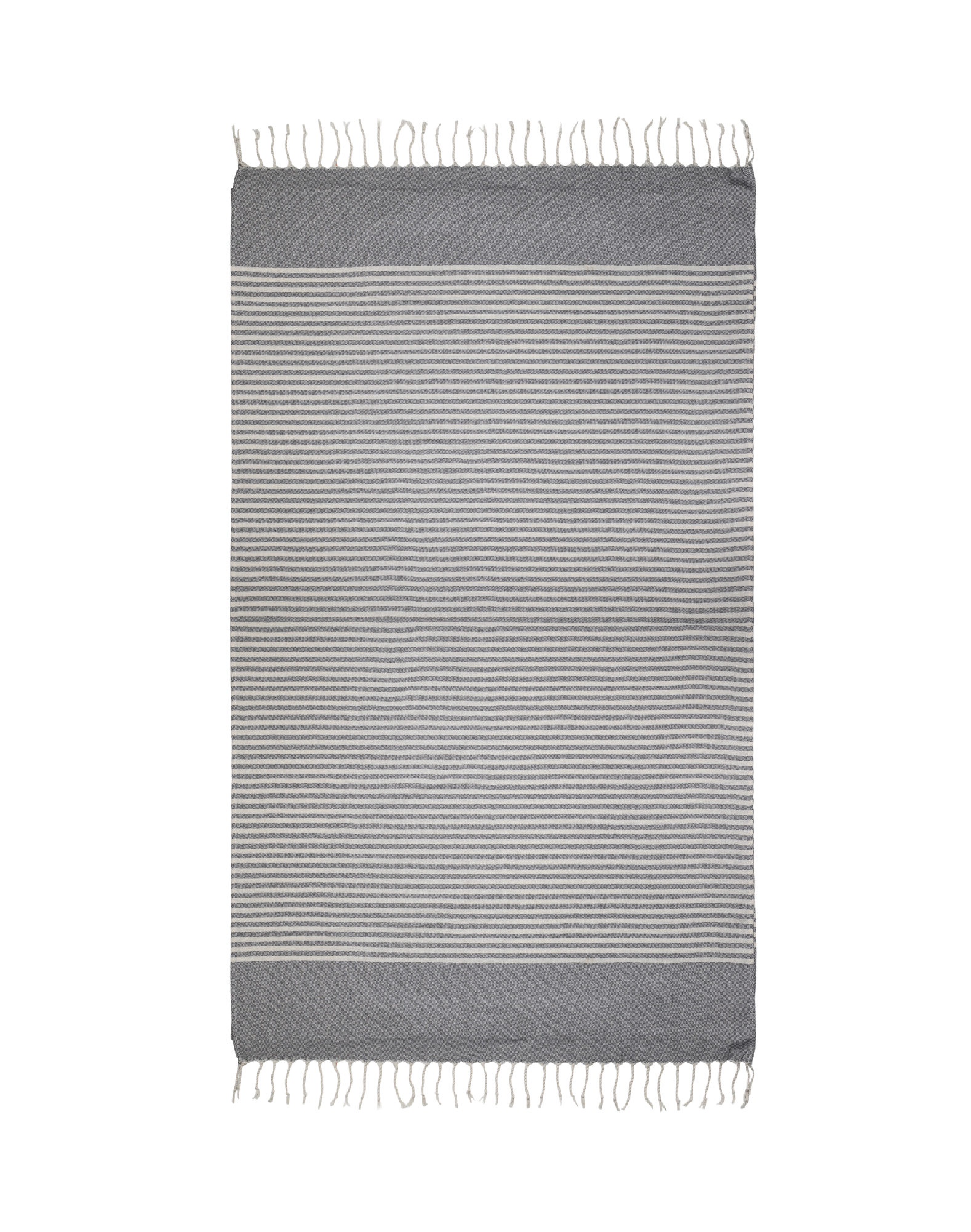Pareo Eco Algodón Duna de color gris y natural. Logo personalizado, regalo empresarial.