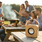 Parlante Bluetooth Junco ecológico. Logo personalizado, regalo empresarial.
