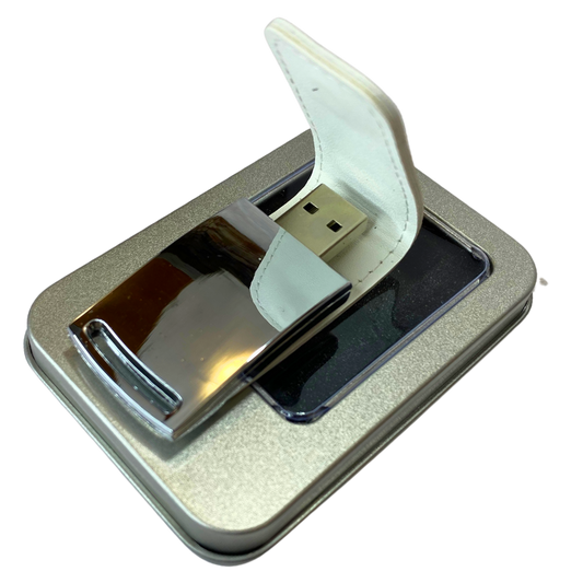 Pendrive Calm, estuche metálico. Logo personalizado,regalo empresarial.