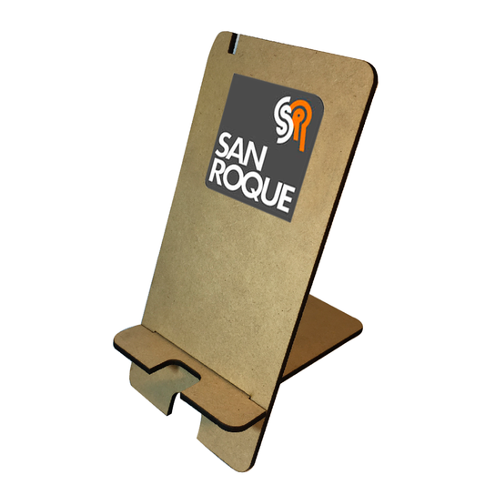 Porta Celular Lirio. Logo personalizado impreso, regalo empresarial.