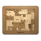 Puzzle Animales madera - Didactico con logo empresa
