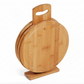 set platos de madera. Logo personalizado, regalo corporativo.
