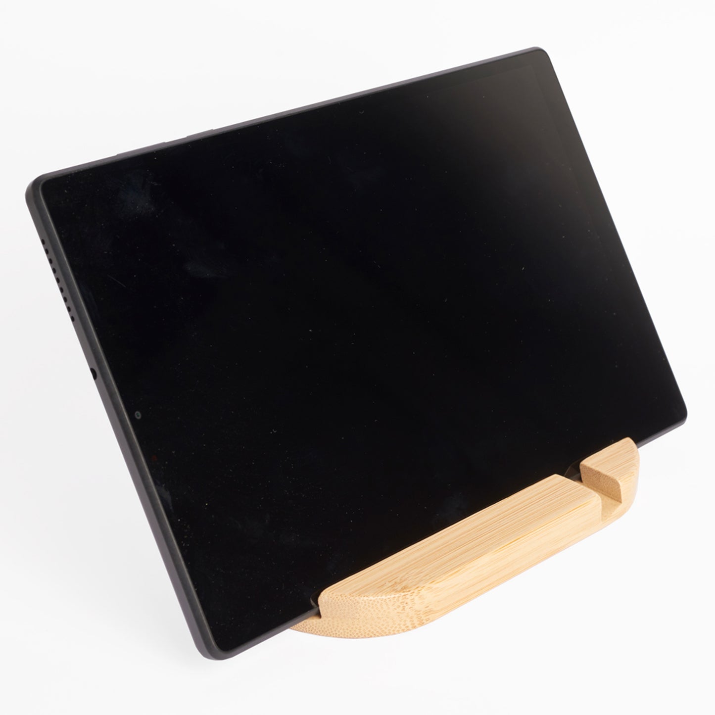 Soporte ara celular o tablet. Logo personalizado, regalo empresarial.