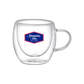Taza doble pared diseño 2. Logo personalizado impreso a color. Regalo empresarial.
