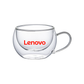 Taza doble pared. Logo personalizado impreso a color. Regalo empresarial.