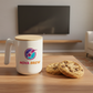 Taza Ganges con logo personalizado en transfer UV. Regalo empresarial.