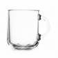 Taza de vidrio para café. Logo personalizado, regalo empresarial.
