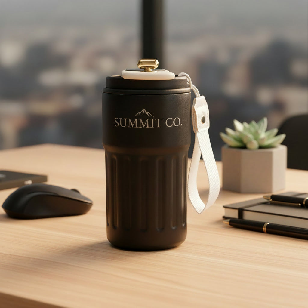 Vaso Neva con logo personalizado. Grabado en láser, regalo empresarial.