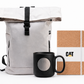 Welcome kit, punto de partida mochila blanca. Logo personalizado, regalo empresarial.