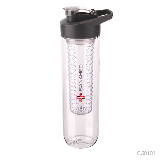 Botella deportiva con infusor. Para regalos empresariales se puede personalizar con el logo de tu empresa