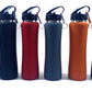 Botellas deportivas para regalos empresariales, se puede personalizar con logo utilizando grabado láser