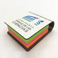 Libreta Post It con tapa de madera que puede personalizarse con impresión UV, calado o grabado láser