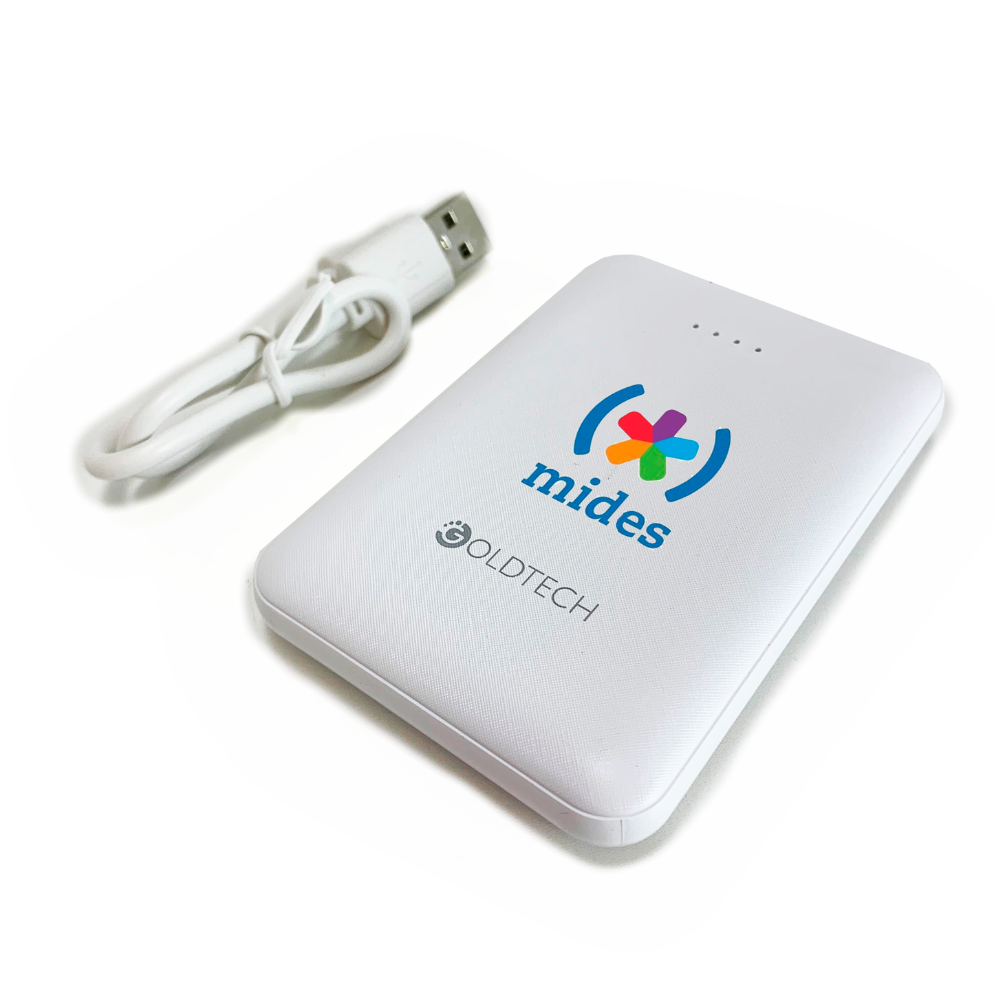 Power Bank Calidad superior. Logo personalizado impreso. Regalo empresarial.