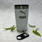 Vaso térmico con destapador. Para regalos empresariales se puede personalizar con un logo utilizando grabado láser.