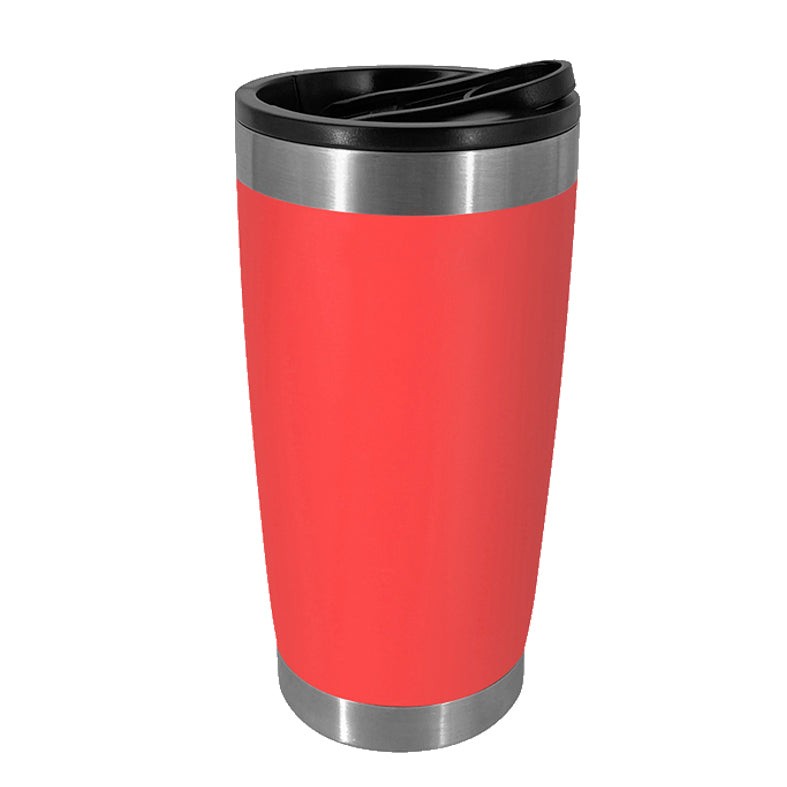 Vaso térmico con destapador. Para regalos empresariales se puede personalizar con un logo utilizando grabado láser.