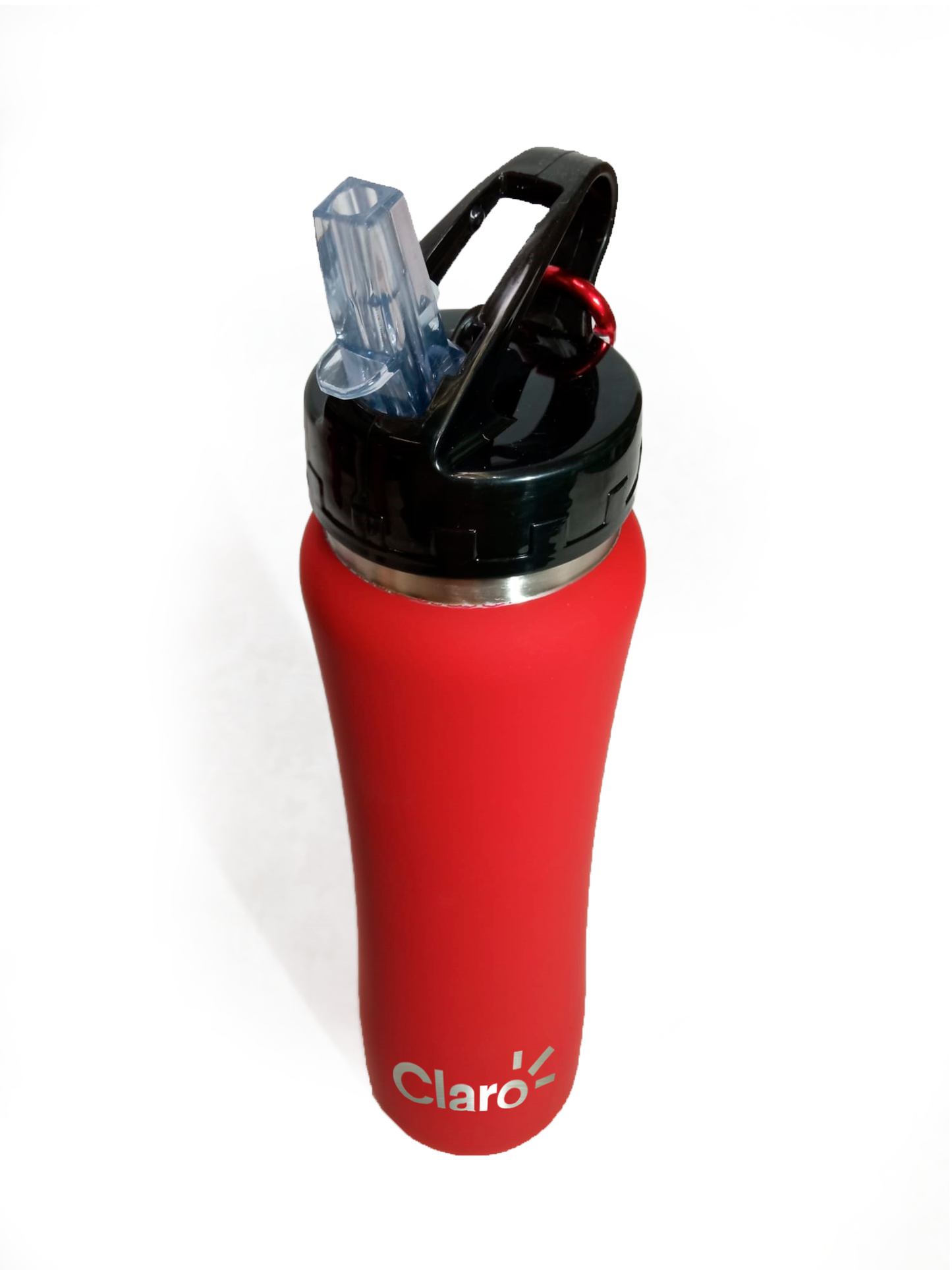 botella deportiva de color rojo. Logo personalizado, regalo empresarial.