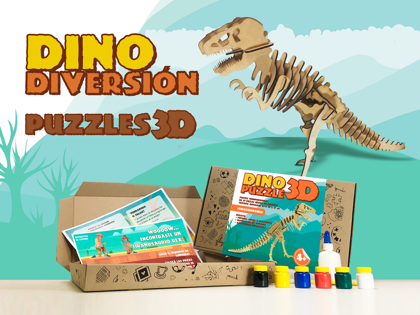 Dino Puzzles 3d - T. Rex
