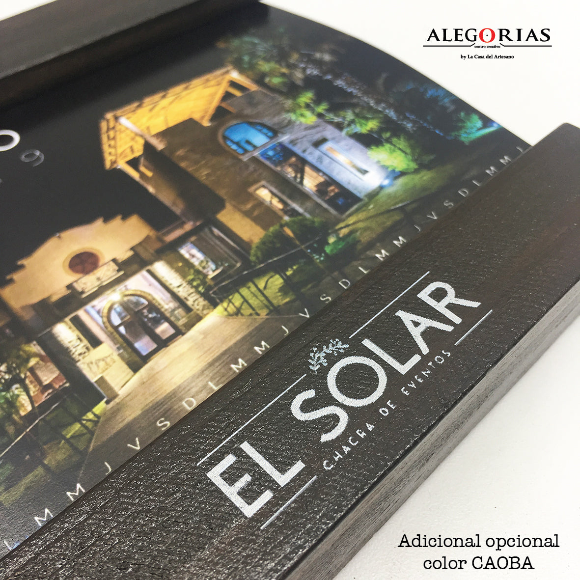 Calendario Ámbar con adicional opcional de color. Logo personalizado, regalo empresarial.