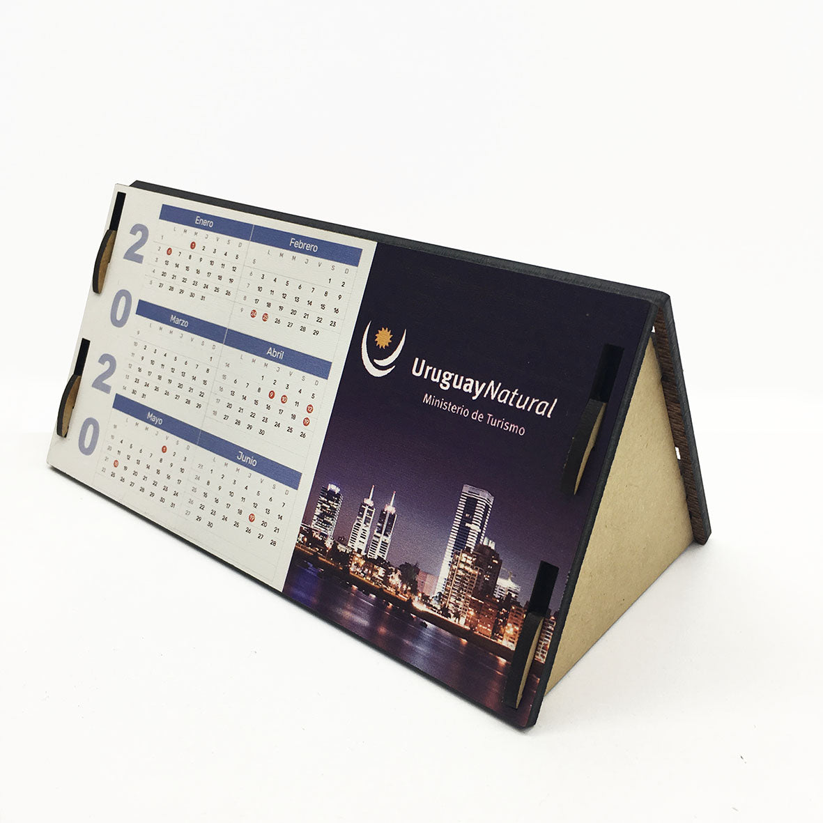 Calendario Casper armado. Logo personalizado, regalo empresarial.