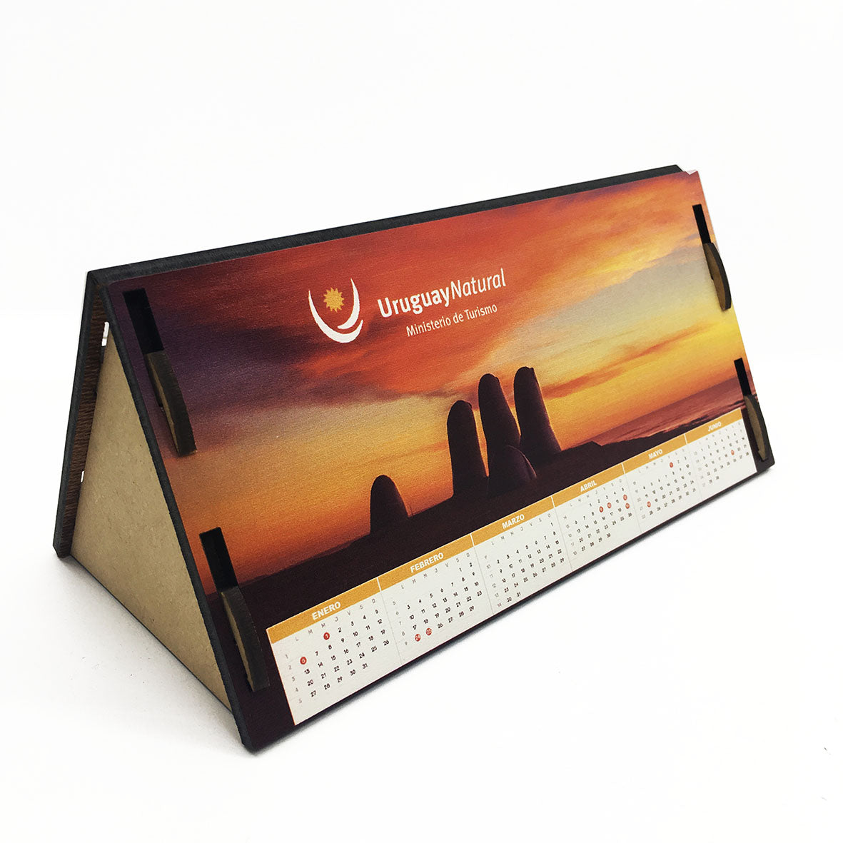Calendario Casper mdf. Logo personalizado, regalo empresarial.