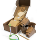 Kit bio ecológico biodegradable. Logo personalizado impreso uv. Regalo empresarial.