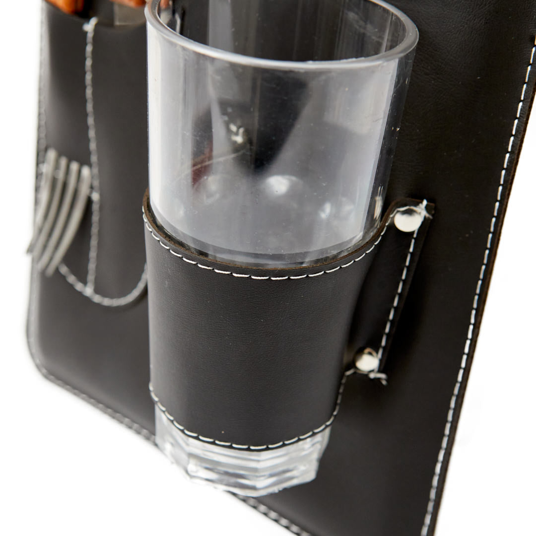 Kit Parrillero Osaka vaso. Logo personalizado, regalo empresarial.