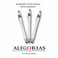 Lapicera personalizada de plástico. Con logo personalizado a color. Regalo personalizado.
