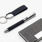 Lapicera Twill metálica, con tela r-pet. Logo personalizado, regalo empresarial.