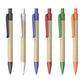 Lapicera Acacia, diferentes colores. Plástico y cartón, fibra de maíz. Logo personalizado, regalo empresarial.