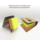 Libreta Jaspe de post-it de diferntes colores con logo personalizado, regalo empresarial.