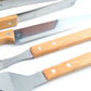 Mango de madera de cubiertos Kit Teka. Logo personalizado, regalo empresarial.