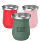 Mate de acero inoxidable de color verde. Logo personalizado, regalo empresarial.