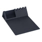 Mousepad Ecotech de color negro. Logo personalizado, regalo empresarial.