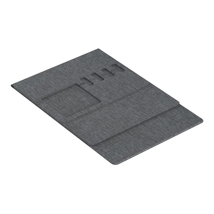 Mousepad de color gris. Logo personalizado, regalo empresarial.