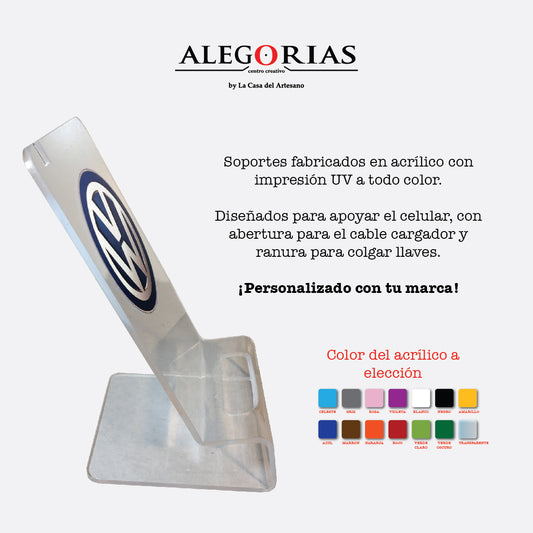 Porta Celular Lino diferentes colores. Logo personalizado, regalo empresarial.