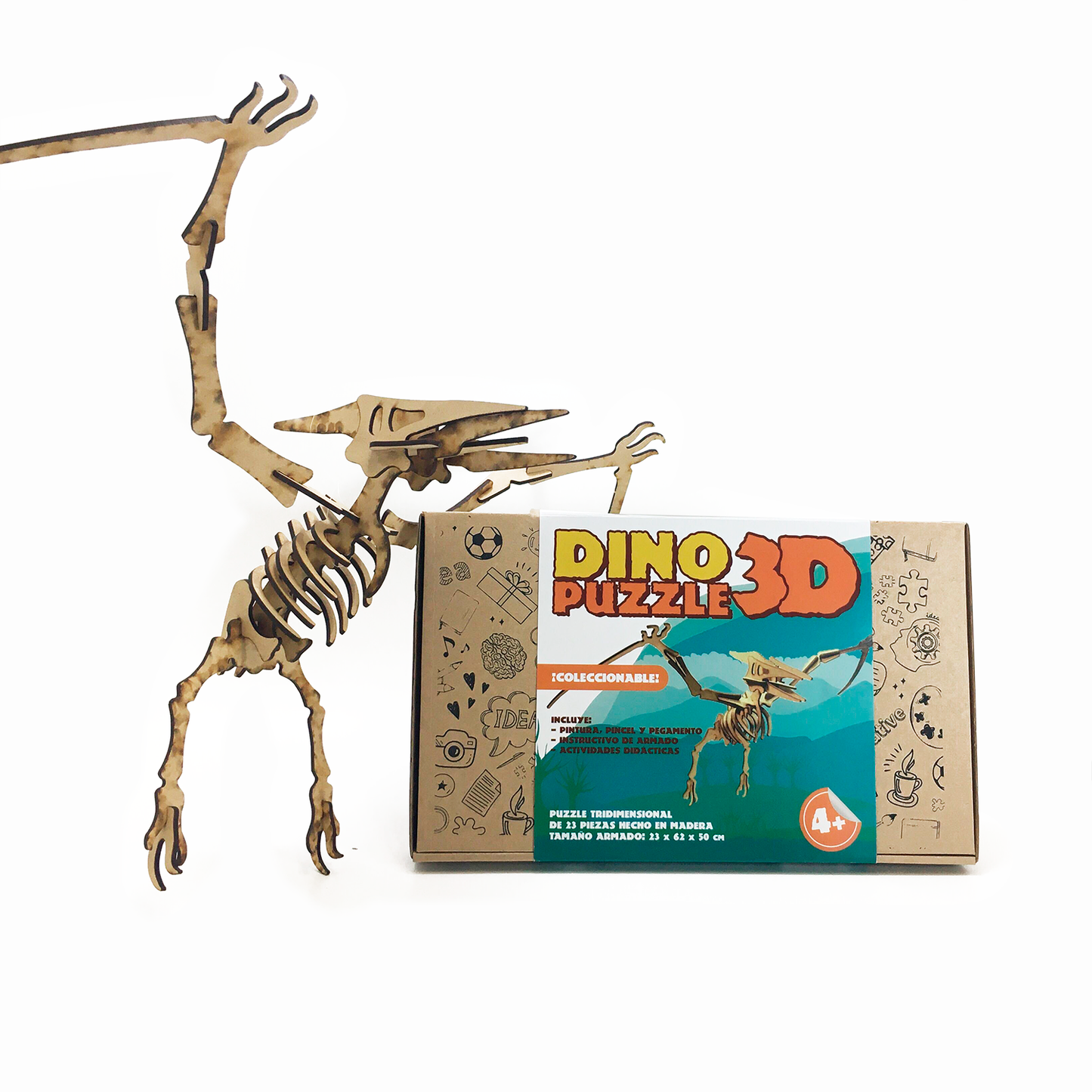 Dino puzzles 3d - Pteranodon