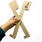 Soporte Notebook Aurora de madera. Logo personalizado, regalo empresarial.