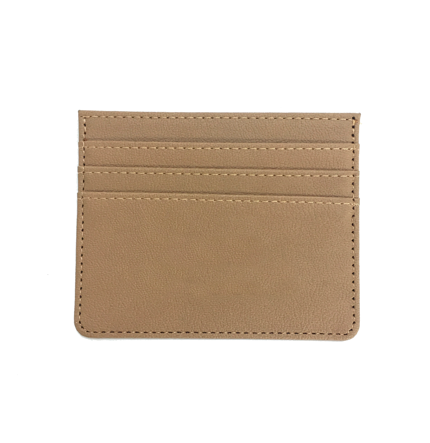 Tarjetero Porta Documentos de color beige. Logo personalizado, regalo empresarial.