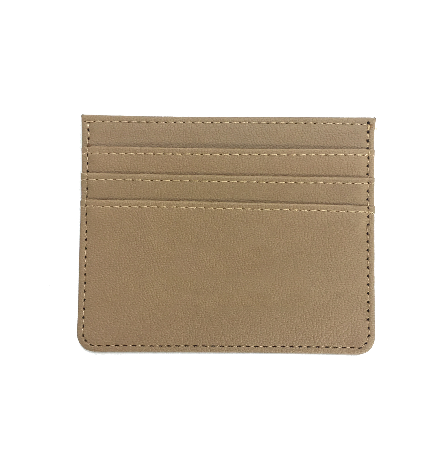 Tarjetero Porta Documentos de color beige. Logo personalizado, regalo empresarial.