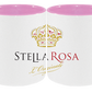 Taza con interior de color rosa. Logo personalizado, regalo empresarial.