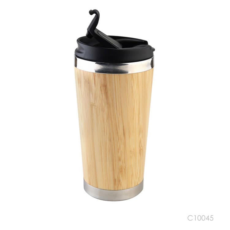 Vaso Sico de bambú con logo personalizado, regalo empresarial.